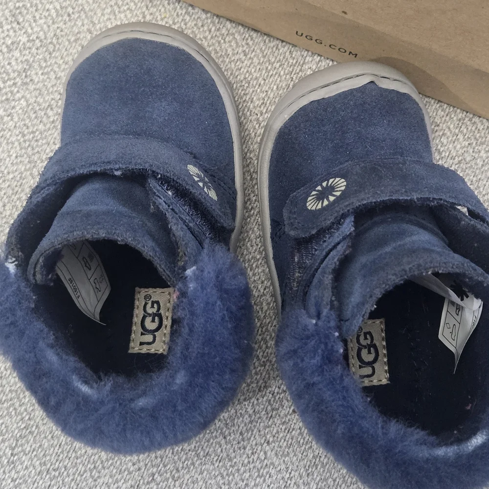 EUC WITH BOX UGG T Jorgen Navy Blue Baby Boots